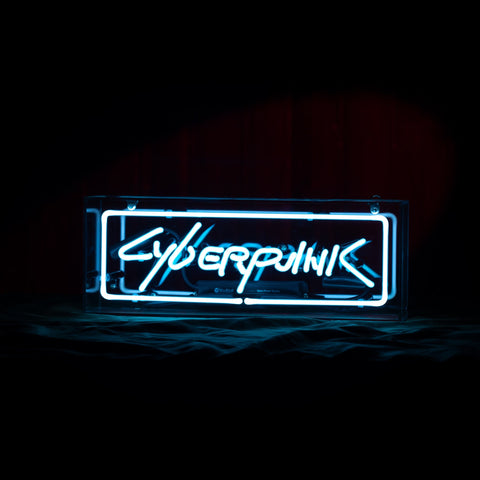 cyberpunk neon light box